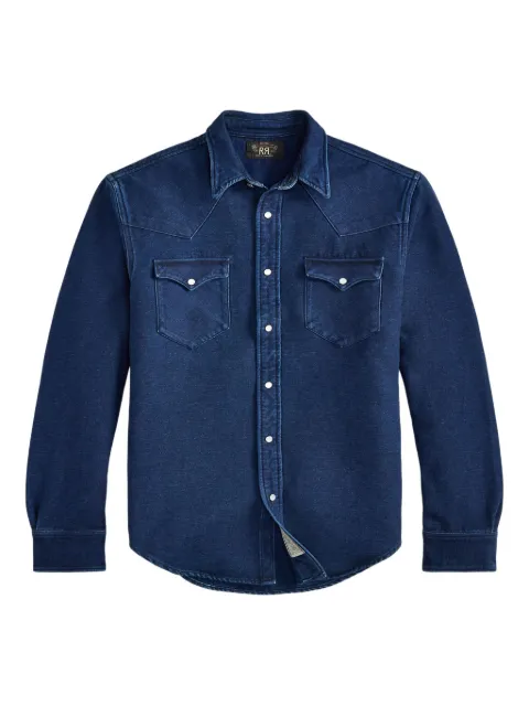 Ralph Lauren RRL western-style cotton shirt Blue 782P06938001