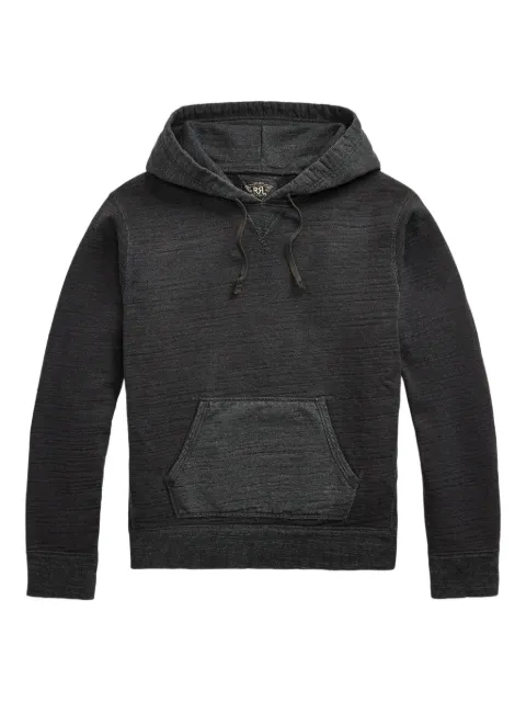 Ralph Lauren RRL cotton hooded sweatshirt Black 782973936001