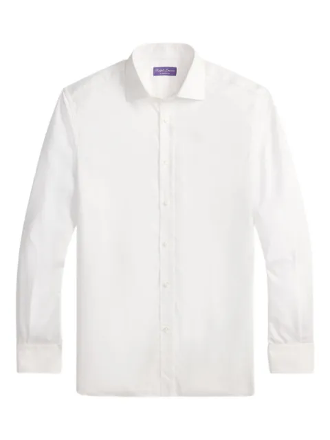 Ralph Lauren Purple Label long-sleeve cotton shirt White 791977194001