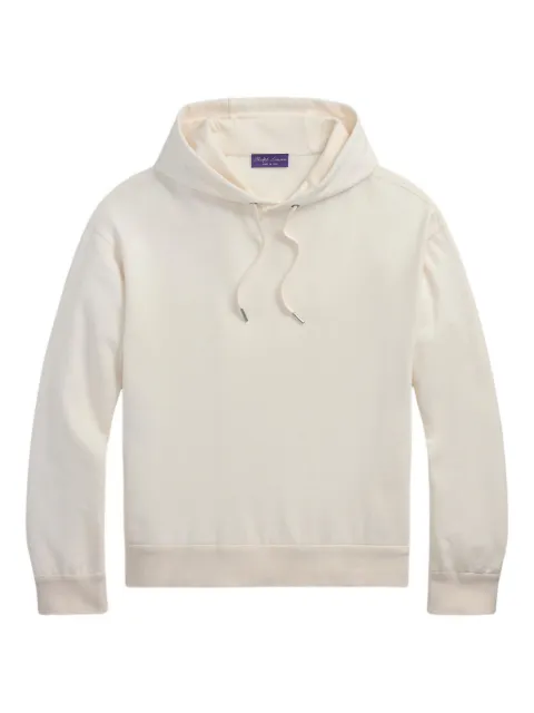 Ralph Lauren Purple Label drawstring hoodie Neutrals 790973391001