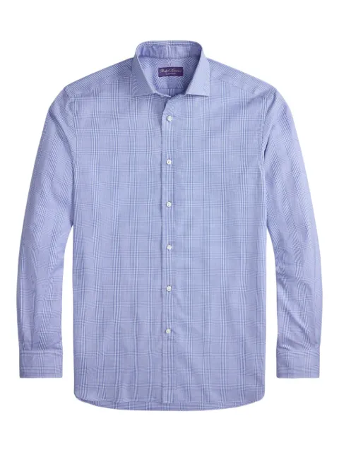 Ralph Lauren Purple Label long-sleeve check shirt Blue 791982272001