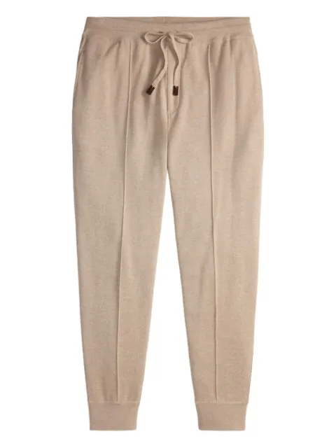 Ralph Lauren Purple Label knitted jogger trousers Neutrals 790981765001