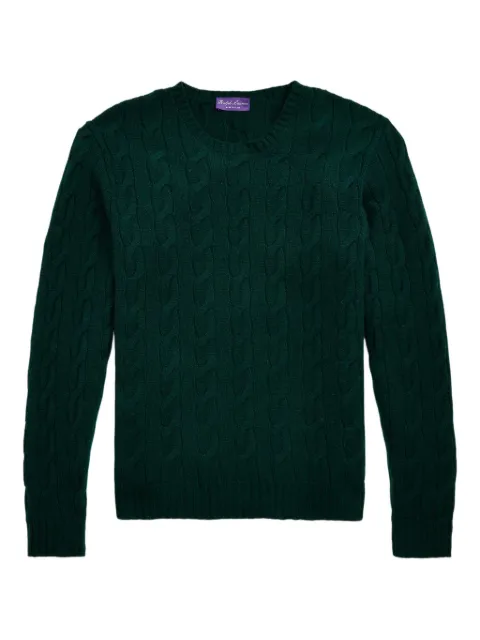 Ralph Lauren Purple Label cable-knit jumper Green 790965739017