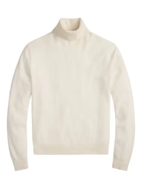 Ralph Lauren Purple Label cashmere turtleneck sweater White 790963025