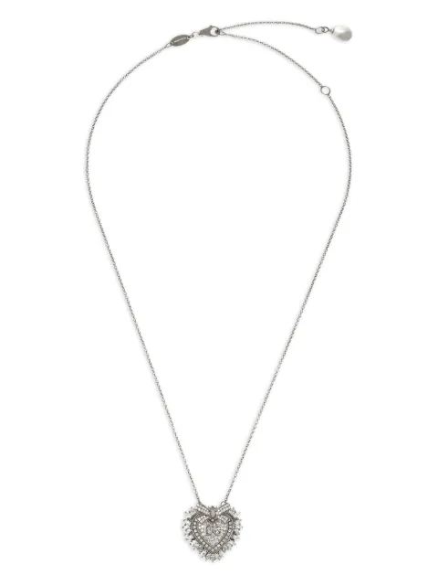 Dolce & Gabbana Devotion diamond Necklace Silver WNND1KWWH01