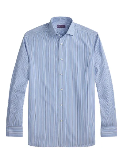 Ralph Lauren Purple Label striped long-sleeve shirt Blue 791982275001