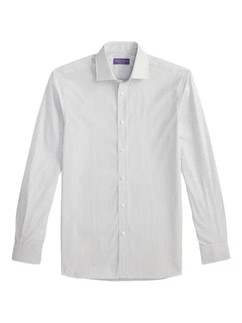 Ralph Lauren Purple Label bengal stripe long-sleeve shirt Grey 791977198001
