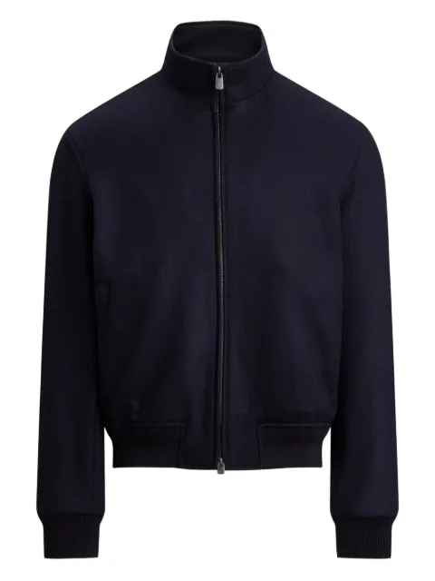 Ralph Lauren Purple Label zipped bomber jacket Blue 790976949001
