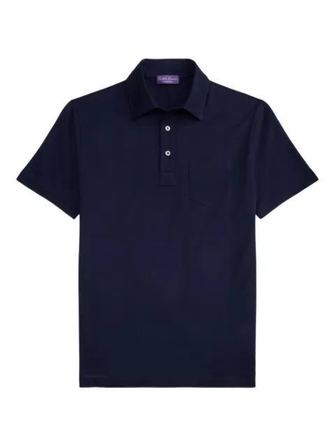 Ralph Lauren Purple Label short-sleeved polo shirt Blue 790977725004