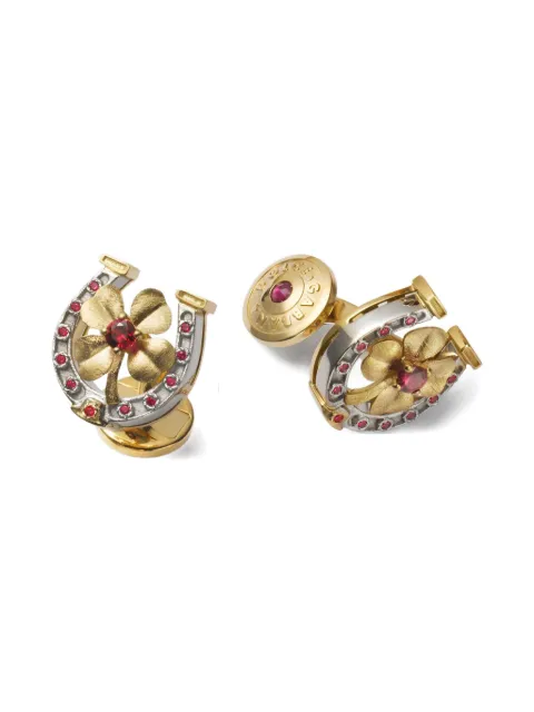 Dolce & Gabbana 18K Good Luck cufflinks Gold WFKG1GWRUB1