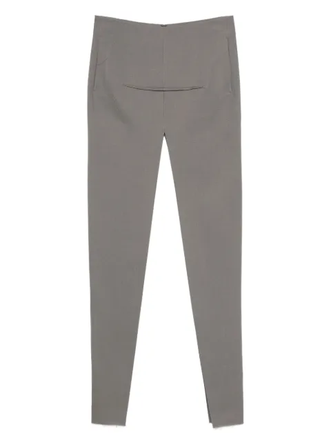 Rick Owens double-slit maxi skirt Grey RO02E4387WD34