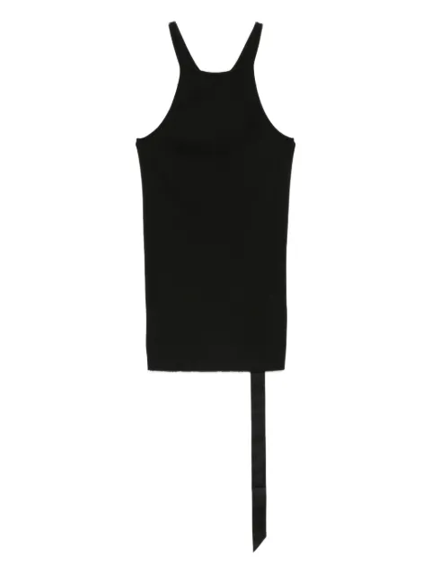 Rick Owens DRKSHDW ribbed-knit asymmetric top Black DS02E7119RN