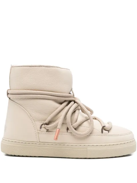 Inuikii lace-up leather boots Neutrals 10010030251111
