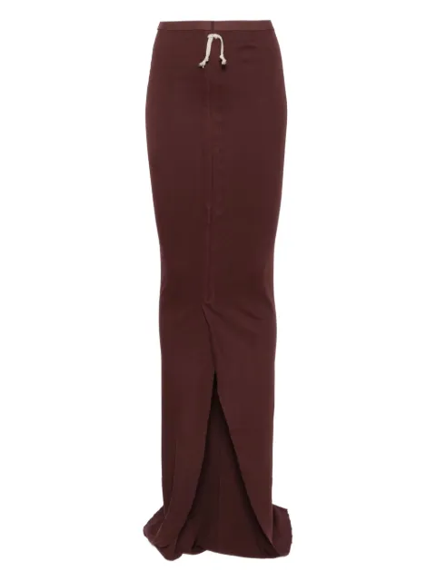 Rick Owens DRKSHDW high-waisted skirt Brown DS02E7337JDB43