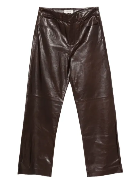 ENTIRE STUDIOS belt-loops trousers Brown ESU13007DB