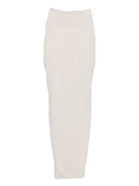 ENTIRE STUDIOS Tide draped maxi skirt Grey ESW7021