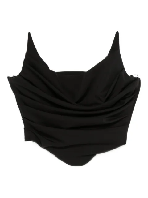 Giuseppe Di Morabito square-neck top Black 05FW2TO3710532799