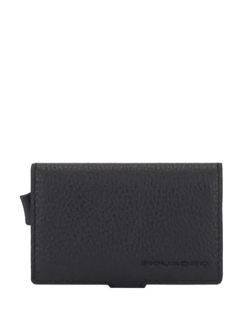 PIQUADRO leather pop-up cardholder Black PP5649MOSR