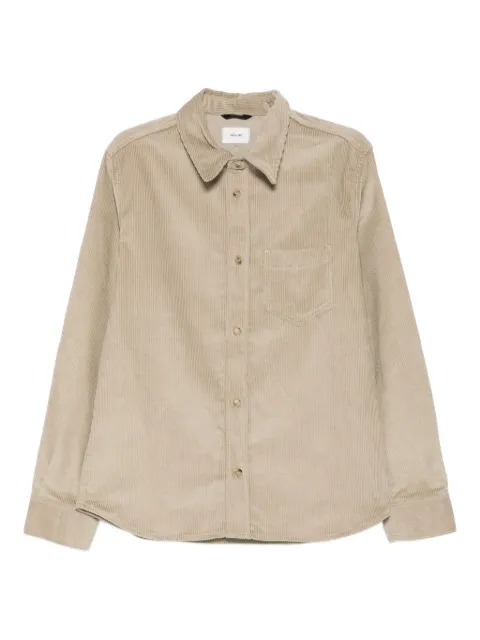 Haikure corduroy shirt Neutrals HEM06052TF125TPC00058