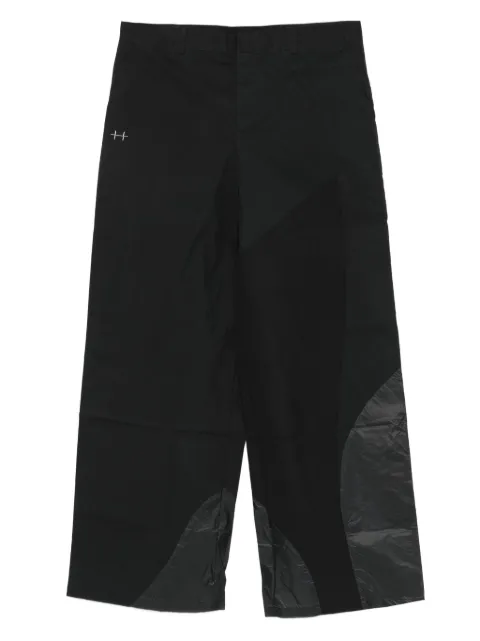 HELIOT EMIL panelled trousers Black M10212BLK01