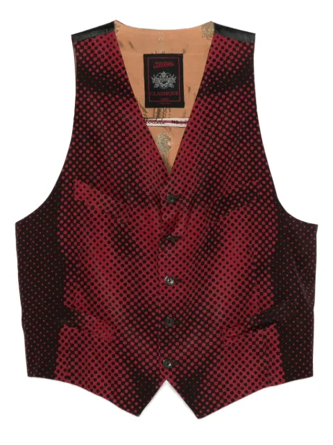 Jean Paul Gaultier Pre-Owned 1996 pin-up boys vest Red HOLAJPG146