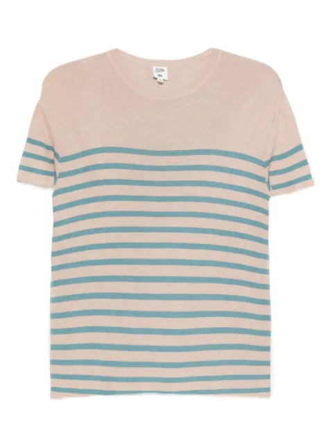 Jean Paul Gaultier Pre-Owned 2000s striped knit T-shirt Neutrals JPG3025