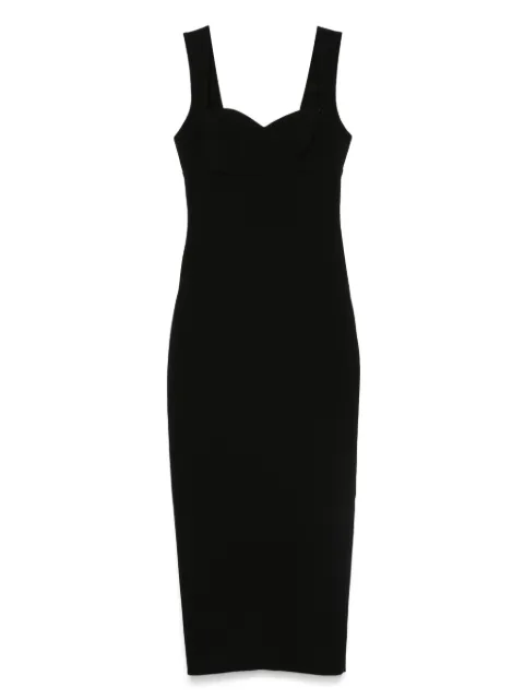 SILK LOVE & LACE Theodora midi dress Black 17R16