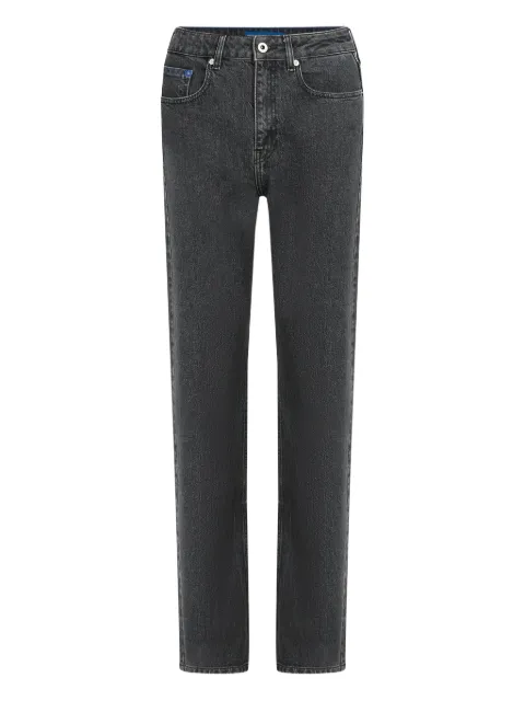 Karl Lagerfeld Jeans high-rise straight jeans Black A3W100031HP