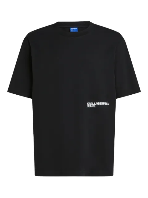 Karl Lagerfeld Jeans logo-print T-shirt Black A4M17030999