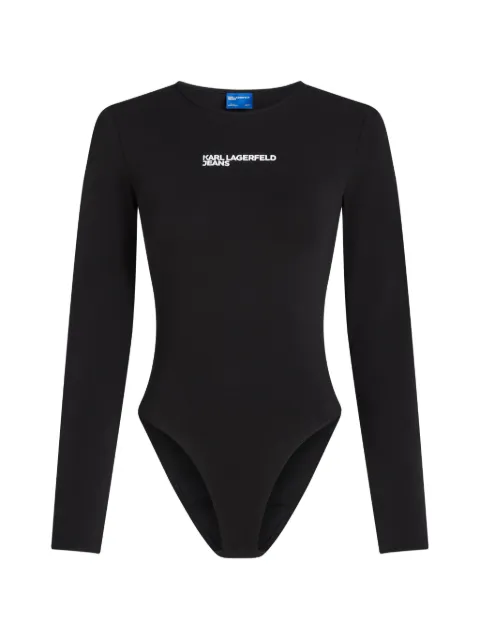 Karl Lagerfeld Jeans crew-neck long-sleeve bodysuit Black A4W17017999