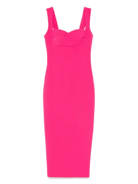 SILK LOVE & LACE Theodora midi dress Pink 17R16