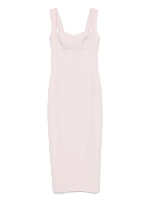 SILK LOVE & LACE Theodora midi dress Neutrals 17R16