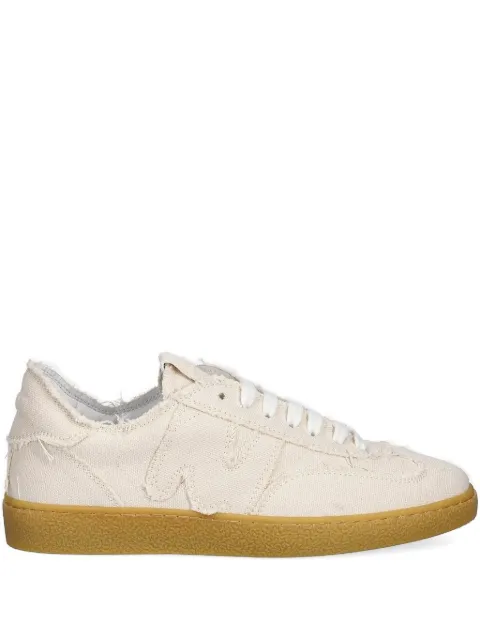 MSGM frayed-detail sneakers Neutrals 3842MDS02281422