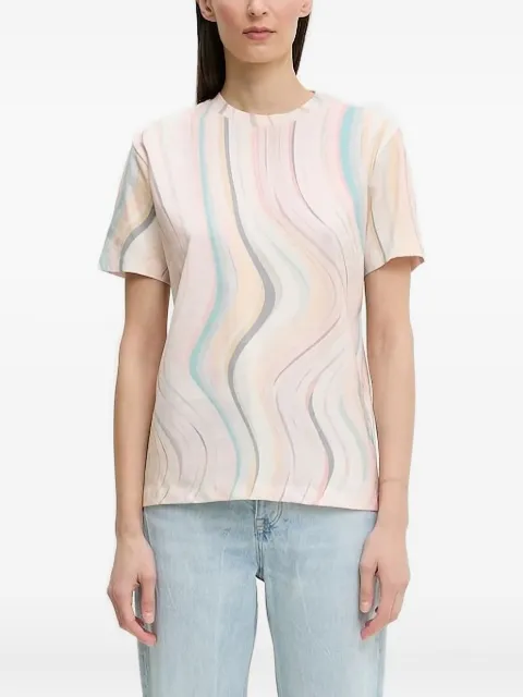 PS Paul Smith wave-print T-shirt Multicolour W2R232VPP5105