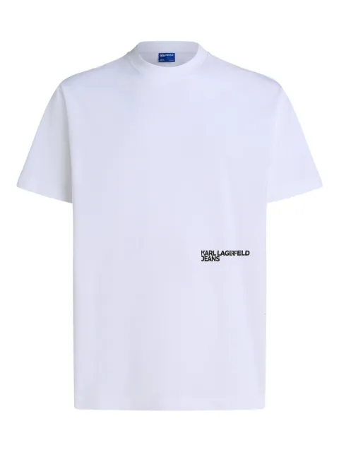Karl Lagerfeld Jeans Karlism back-print T-shirt White A4M17027100
