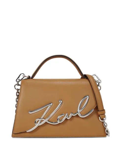 Karl Lagerfeld medium K/Signature crossbody bag Brown A1W300361XV