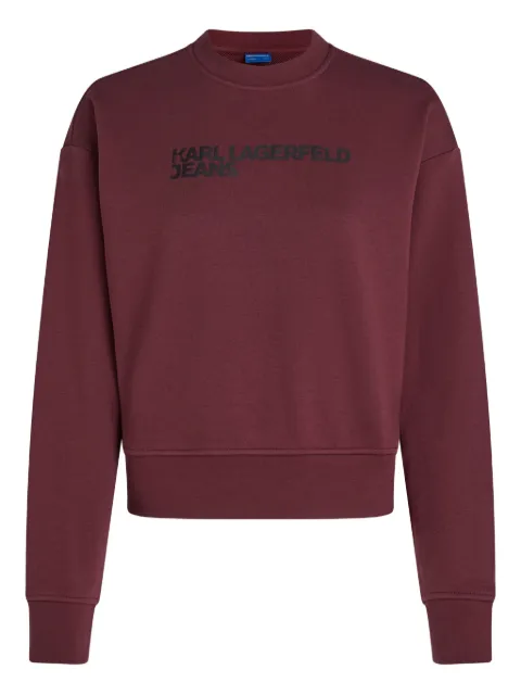 Karl Lagerfeld Jeans logo-print sweatshirt Red A1W200051ZM