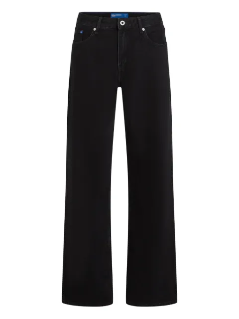 Karl Lagerfeld Jeans mid-rise straight-leg jeans Black A4W100431FV