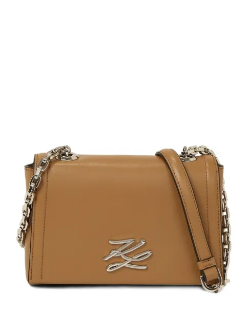 Karl Lagerfeld small K-Autograph cross body bag Brown A1W301741XV