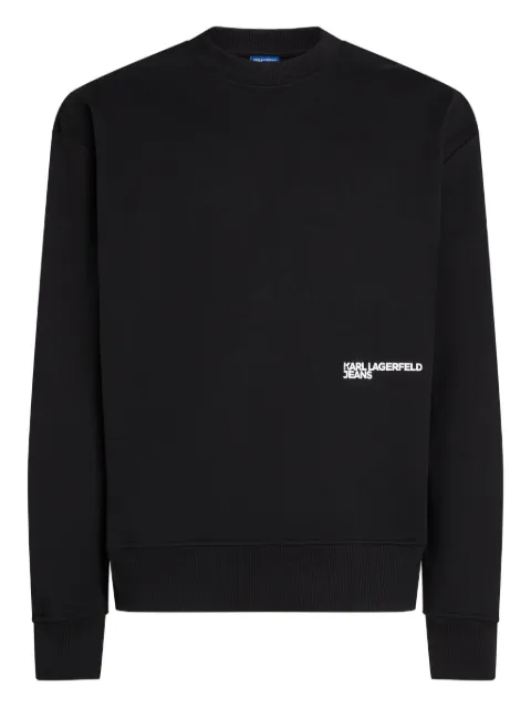 Karl Lagerfeld Jeans logo-print sweatshirt Black A4M20026999