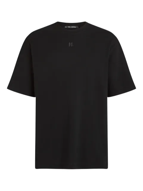 Karl Lagerfeld logo-print T-shirt Black A4M17069999