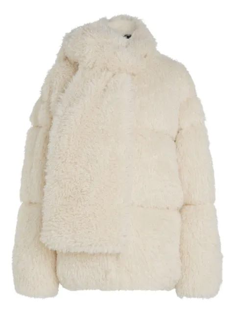 Karl Lagerfeld Karl Studio faux-fur coat Neutrals A4W15065461