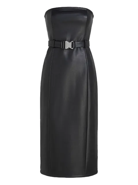 Karl Lagerfeld Jeans strapless belted dress Black A4W13014999