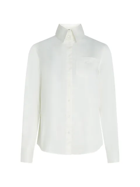 Karl Lagerfeld embroidered-pocket shirt White A4W11038100