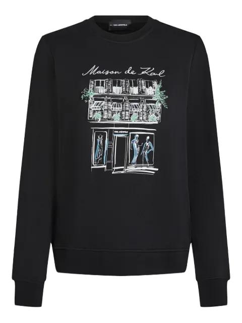 Karl Lagerfeld Paris store sketch sweater Black A4W20065999