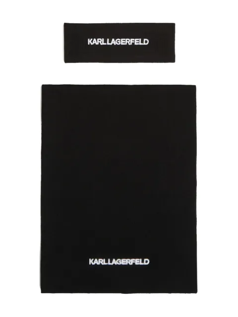 Karl Lagerfeld K/Essential headband scarf gift box Black A4W33027999