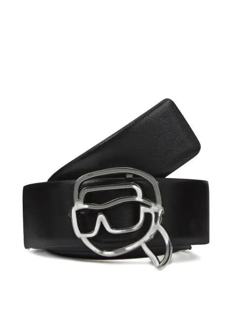 Karl Lagerfeld reversible leather belt Black A4W33048101