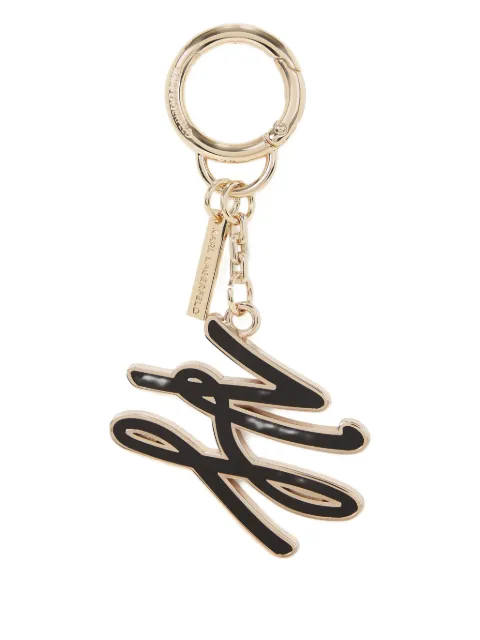 Karl Lagerfeld K/Autograph enamel keychain Gold A4W50062992