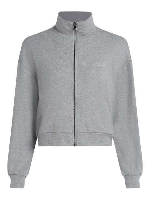 Karl Lagerfeld zip-up top Grey A4W44017260