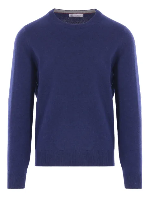 Brunello Cucinelli fine-knit cashmere sweater Blue M2200100CQC24